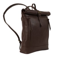Franklin Rolltop backpack Dark brown