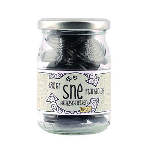 Sne - Lakritz-Schnecken im Pfandglas BIO vegan