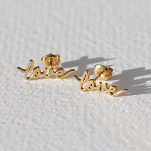 Oorbellen love letter