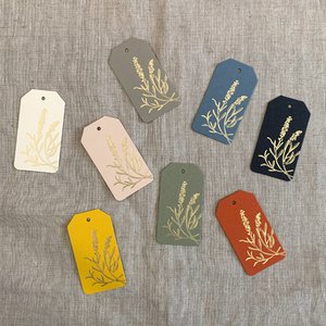 Geschenkanhänger / Lavendel / Größe S / Letterpress