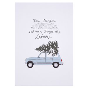 Postcard - A wonderful Christmas from the heart