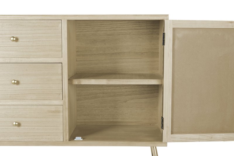 MDF BUFFET GRAN 150X38X85 NATURAL MB193430