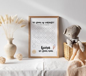 Countdown calendar A4 | Holidays