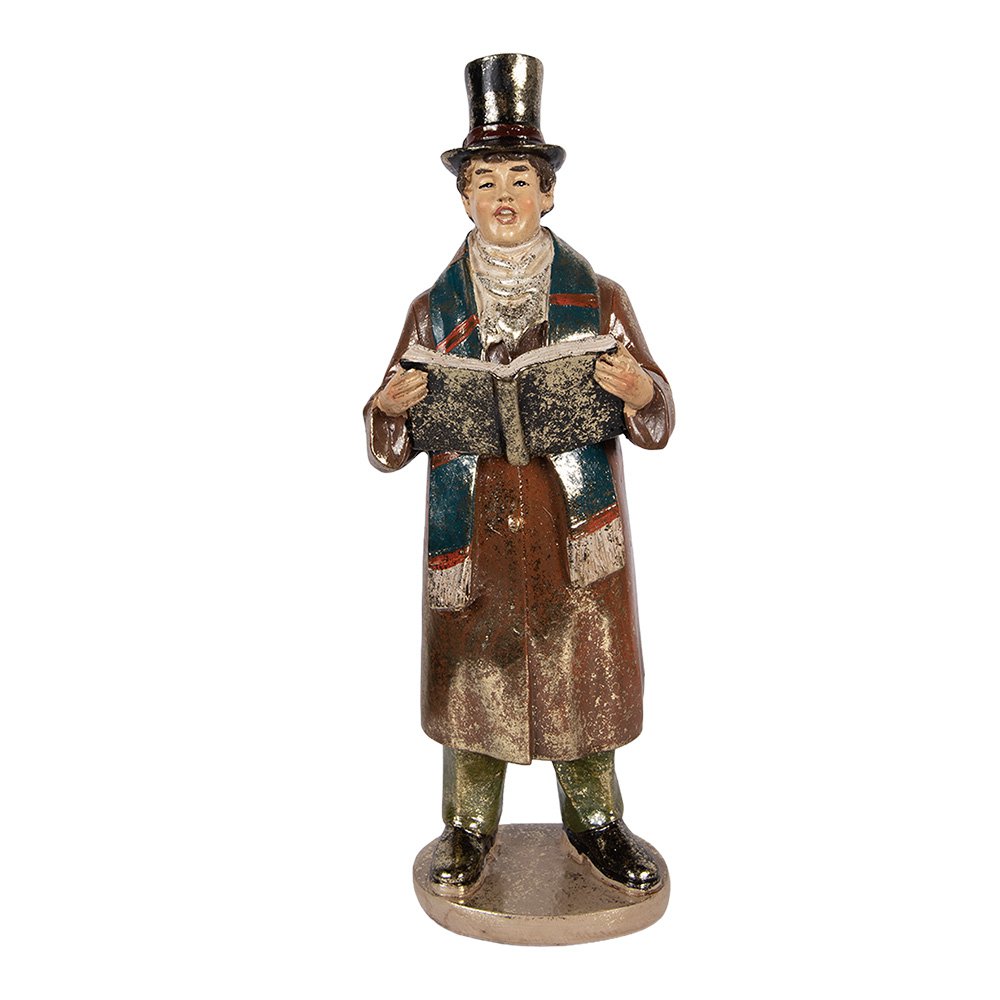 Kerstdecoratie Beeld Kerstgroep 34/31/21/20 cm Rood Kunststof
