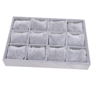 Jewelry box bracelets watches 12 pillows gray