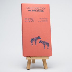 Crunchy Nibs 55% Dark Milk - Congo - BIO
