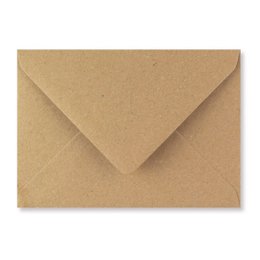  Kraft envelope, 114x162mm, for birthday cards.