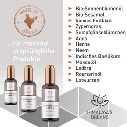Ayurveda hårolie Bhringraj&Amla/Black Beauty 100ml