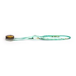 Nano-b Gold & Holzkohle Zahnbürste Grün