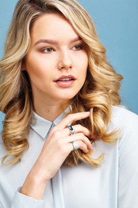 SET mix MARBLE Rings