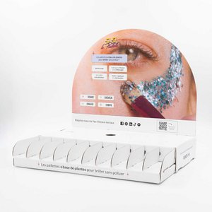 10-reihiges Glitzerdisplay