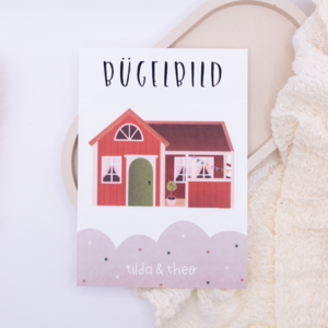 Iron-on image Sweden house patch moving in - gift shirt decorate Scandinavia