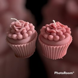 Cupcake floral - ¡Color y aroma a tu elección!