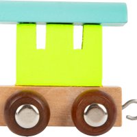 Letter train wagon, colorful | Letter trains | Wooden toys