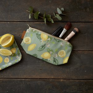 ORGANIC COSMETIC BAG - LEMON