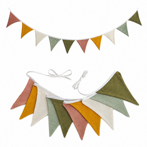 Hydrophilic Bunting Autumn Colors – 2.5 meters | Baby Room & Children's Room Decoration