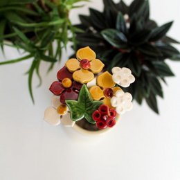 Glück Blumenstrauß in verschiedenen Farben