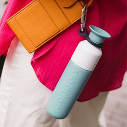 Dopper Isoleret Termokande Flaske Flaske Blå 350ml