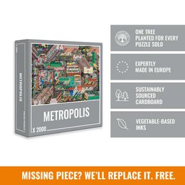 Metropolis Jigsaw Puzzle (2000 brikker)