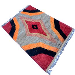 Tapis Moelleux Berbère Cornell Rouge