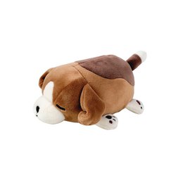 Soft, plush beagle dog toy in size S, 11 cm tall, perfect as a Valentine's Day gift.
