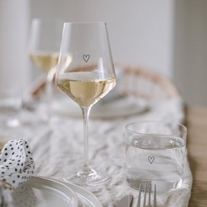 Weinglas 390ml Herz (VE = 4 Stk)