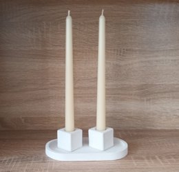 Pastel Color 10" Beeswax Taper Candle - Make your color mix