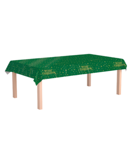 Tischdecke - Frohe Weihnachten grün