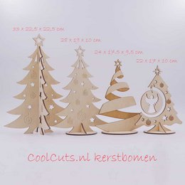 Sapin de Noël en bois 33cm