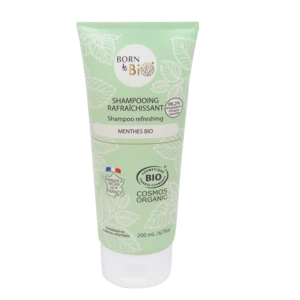 Refreshing Shampoo for Oily Hair Cosmos Organic - Born to Bio 200mL