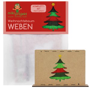 Bastelset Weihnachtsbaum weben