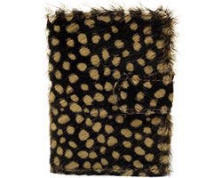 Miniwallet pass holder animal print dark brown