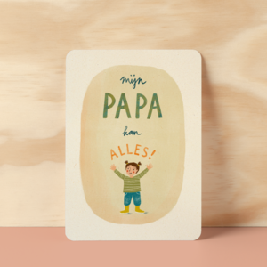 Postcard | Mijn papa dochter