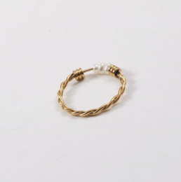 Iaap - Pearl Fidget Twist Ring