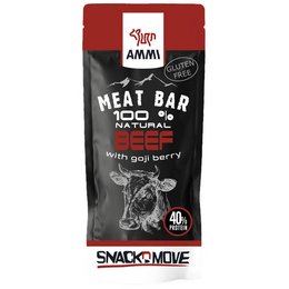 100% Beef with Goji berry meat bar, natural, high protein, with goji berry