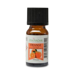 Essential Oil - Sweet Orange - 10 ml - Use for Diffusion - Packaged in France. This essential oil is made from the citrus sinensis plant and is 100% natural. It can be used for diffusion to enjoy the sweet, citrusy aroma of orange.