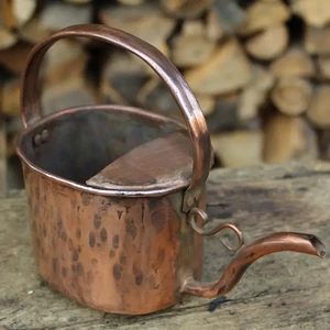 Customizable Hammered Copper Watering Can – copper vase - Artisan Made in Italy