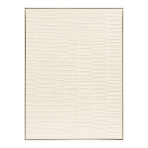 Ena Relief Wanddekoration, beige, 60x80 cm