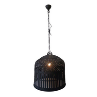 Black Cage Lamp Small