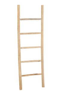 J-Line ladder Teak - hout - naturel
