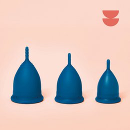 guddommelig Menstruationsstasse I Soft l Sailor Blue l Str. L