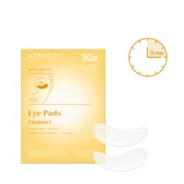  Apricot-scented eye pads with 30% vitamin C to brighten and revitalize the eye area.