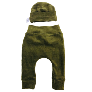 newborn set | Rib cord | army green
