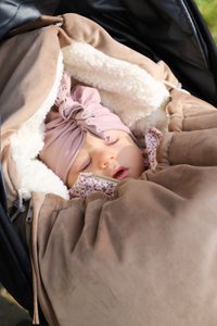 waterdichte fluwelen voetenzak slaapzak met teddy, kinderwagen accessoires, trolley accessoires, winter kinderwagen accessoires, wandelwagen toevoegen