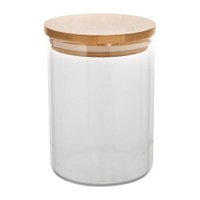 Glass Storage Jar with Bamboo Lid - 280ml