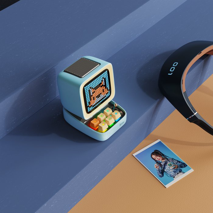 Divoom Ditoo Pro - Bluetooth speaker with adjustable pixel display