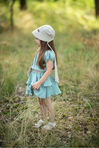 Girls' blouse with skirt CHARLOTTE SAGE
