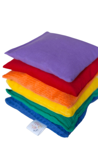 Regenbogen-Sitzsack, Regenbogen-Sensor-Sitzsack, Regenbogen-Kirschkernkiss
