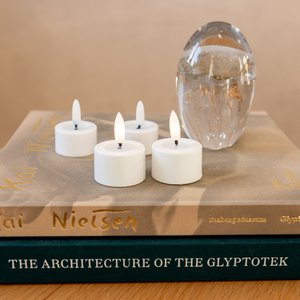 Luca LED Teelichter neue Oberfläche 4 Stk