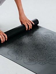 DIYogi™ GRÅ YOGAMÅTTE - MANDALA